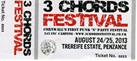 3 Chords Festival, Penzance, Cornwall 24-25.8.13